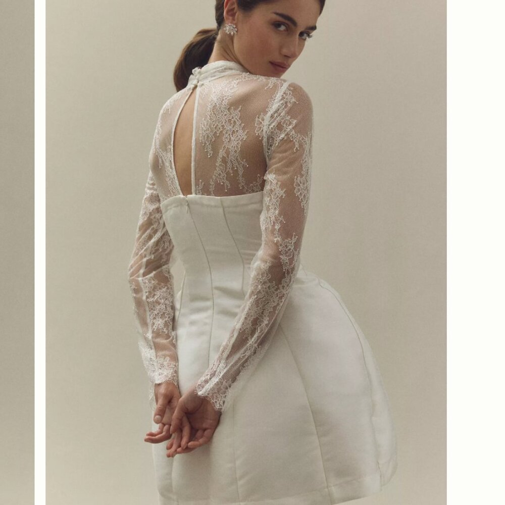 Anthropologie White Lace Dress - Picture 3 of 7